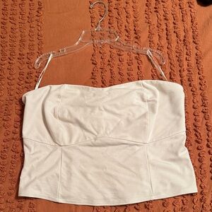 a new day White Tube Top